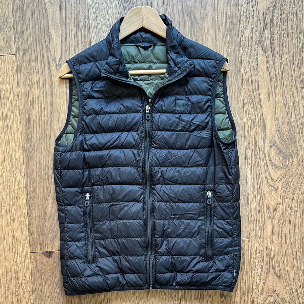 Armani Jeans Black Vest Size XS Size 48 Great Condition